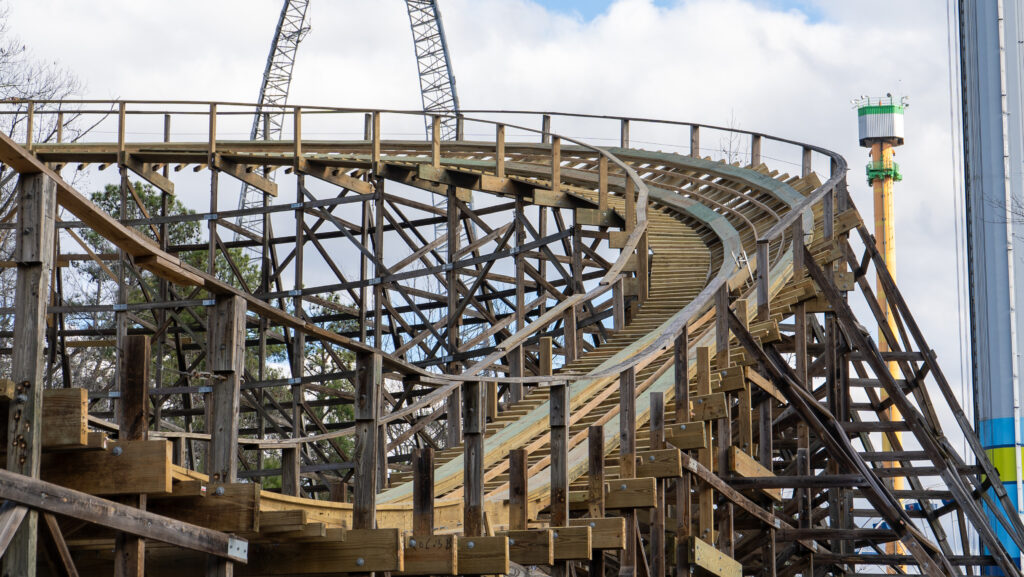 The History And Rebirth Of The Classic Grizzly Coaster At Kings