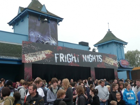 Thorpe Park Fright Nights entrance