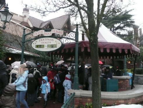 Peter Pan's Flight FASTPASS station