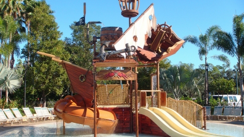 Caribbean Beach Shipwreck