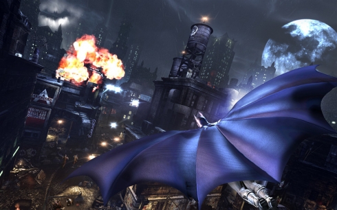 The sandbox in action: "Batman: Arkham City." Image © Warner Bros. Interactive.