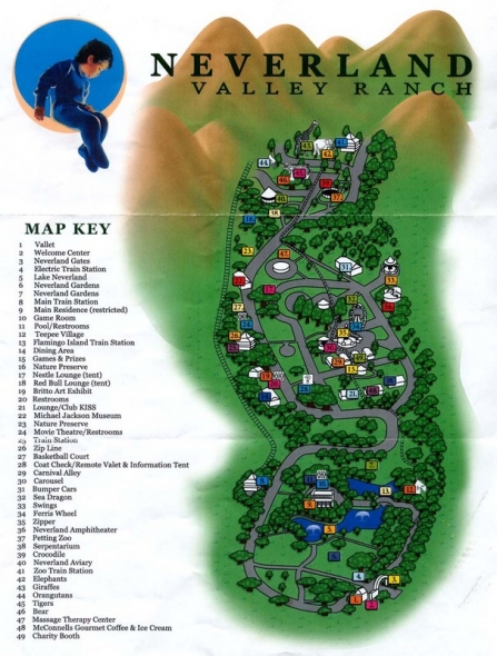 Neverland Map