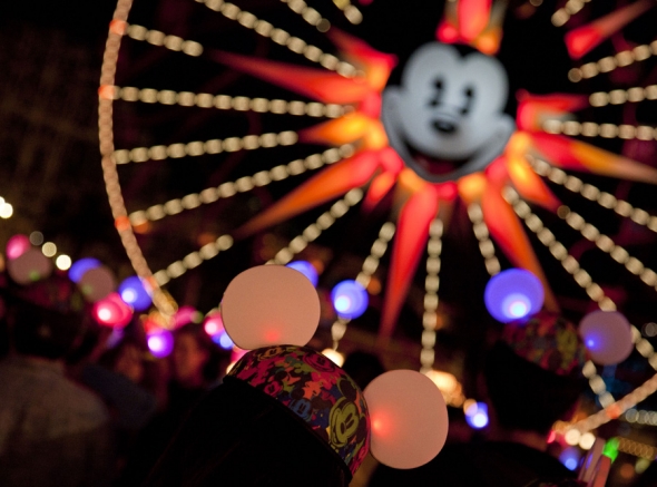 Glowing at Disneyland