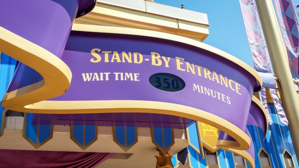 350 Minute Wait in Fantasyland