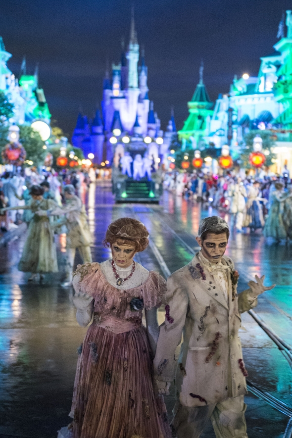 Zombie's in Mickey Halloween Parade