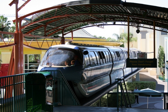 Monorail entrance