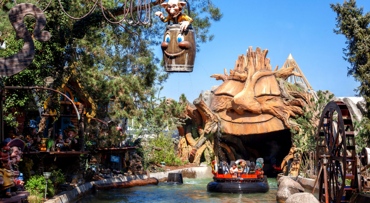 Europa Park's raft ride