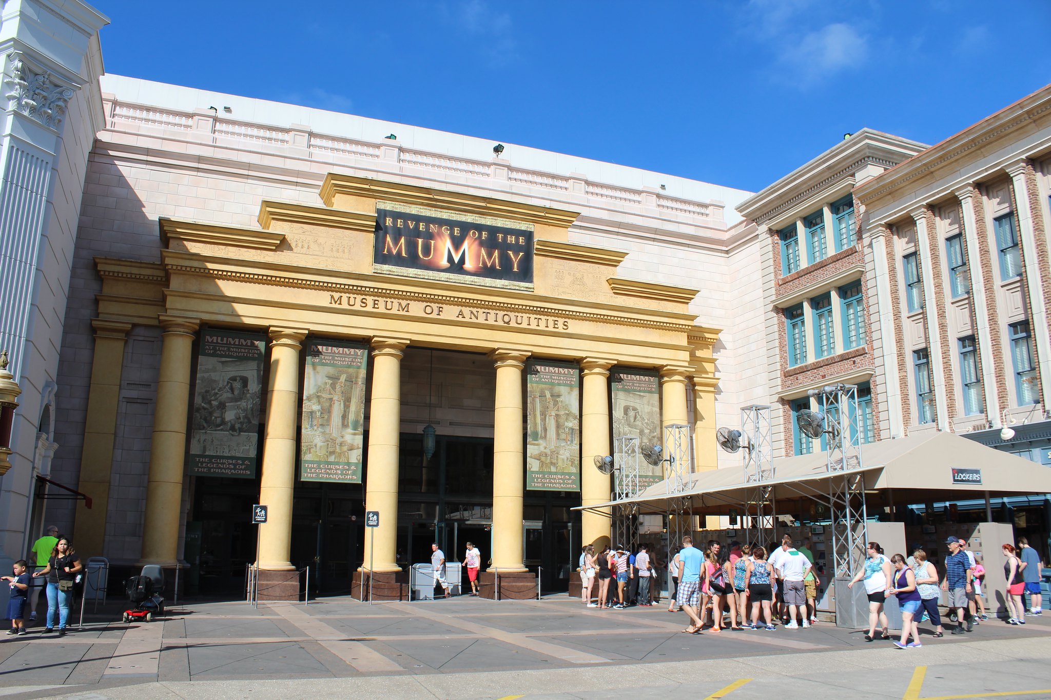 Exterior of Revenge of the Mummy