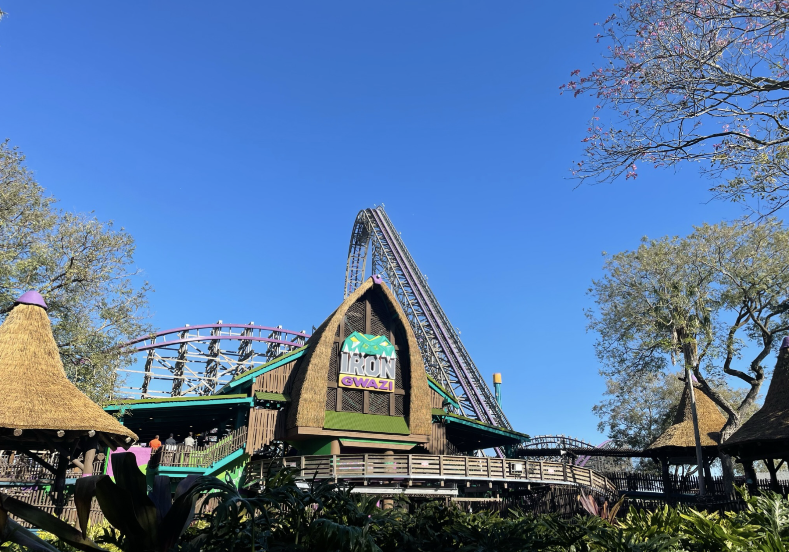 Iron Gwazi's new entrance plaza