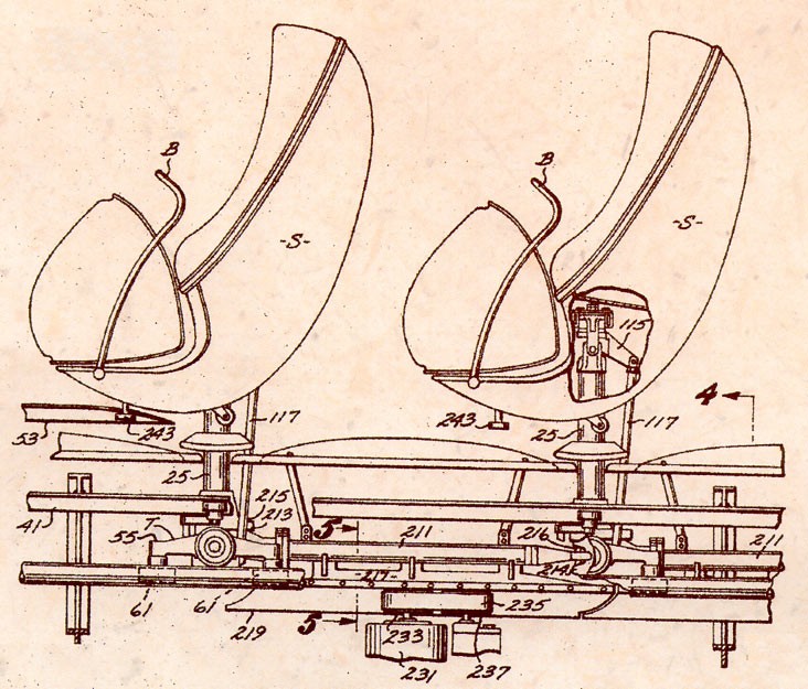 Omnimover Patent by Walt Disney Imagineering