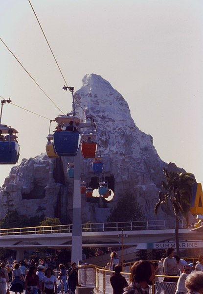 Skyway Gondalas Passing through Matterhorn